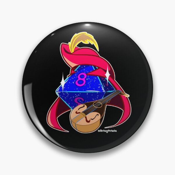 Item preview, DnD Bard Hit Dice designed and sold by ArtsyPrints.