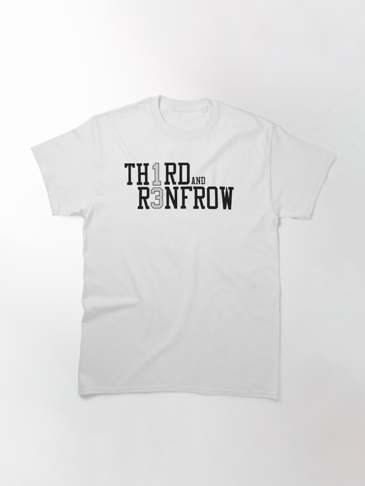 3rd and renfrow shirt Clearance