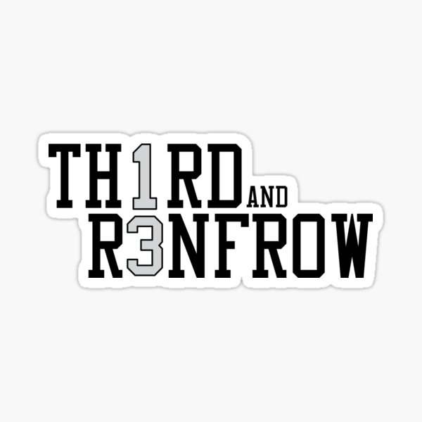 Third and Renfrow Sticker