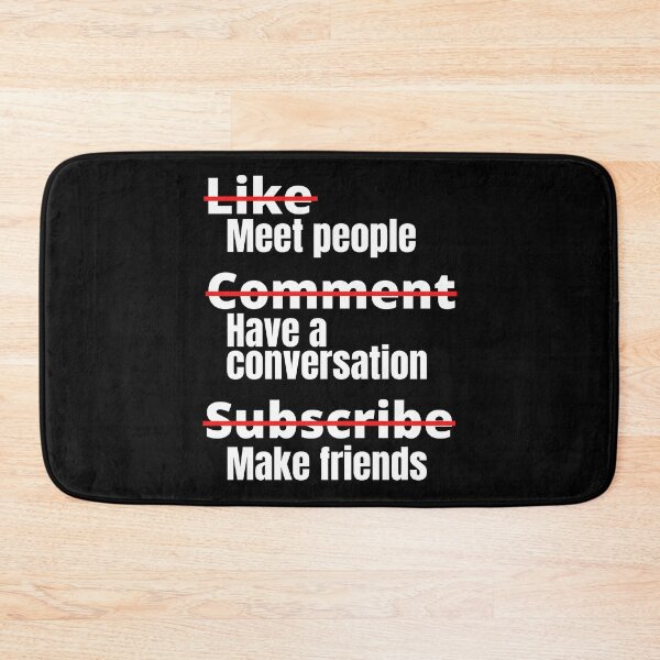 Item preview, Don’t Like, Comment & Subscribe, Anti-Social Media designed and sold by WhimsicaliTee.