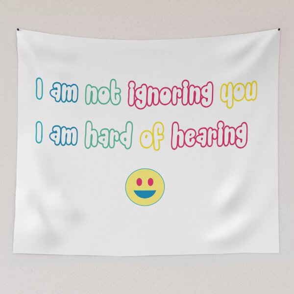 Item preview, hearing impaired designed and sold by purplewings03.
