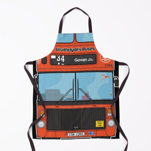 Item preview, Strathclydes Buses (Tayside) Glasgow 90s C904 SSN238S Larkfield Depot Fire Illustration designed and sold by BFXIII.