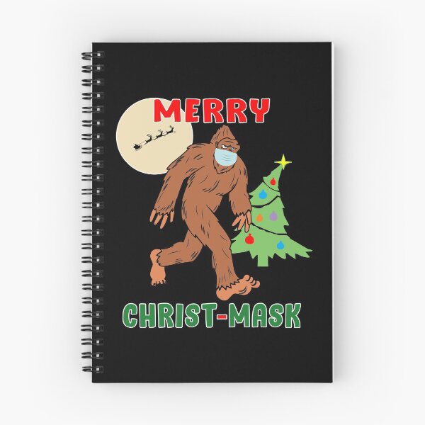 Item preview, Merry Christmask Sasquatch Mask Social Distance. designed and sold by MAXXEXCHANGE.