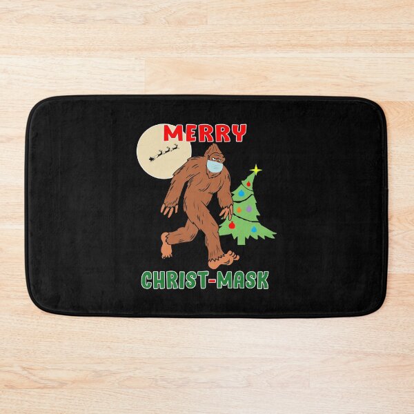 Item preview, Merry Christmask Sasquatch Mask Social Distance. designed and sold by MAXXEXCHANGE.
