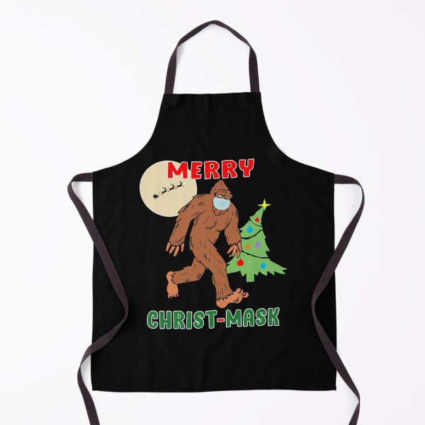 Item preview, Merry Christmask Sasquatch Mask Social Distance. designed and sold by MAXXEXCHANGE.