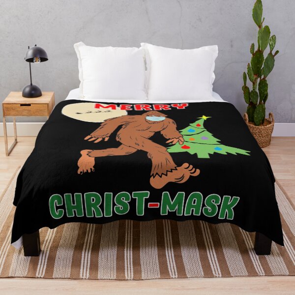 Item preview, Merry Christmask Sasquatch Mask Social Distance. designed and sold by MAXXEXCHANGE.