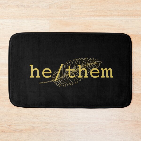 Item preview, He/them pronouns indicator designed and sold by campfiredesigns.