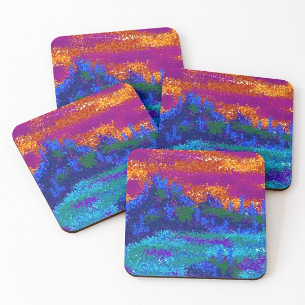 Item preview, very colorful mountains  designed and sold by BisonDraw.