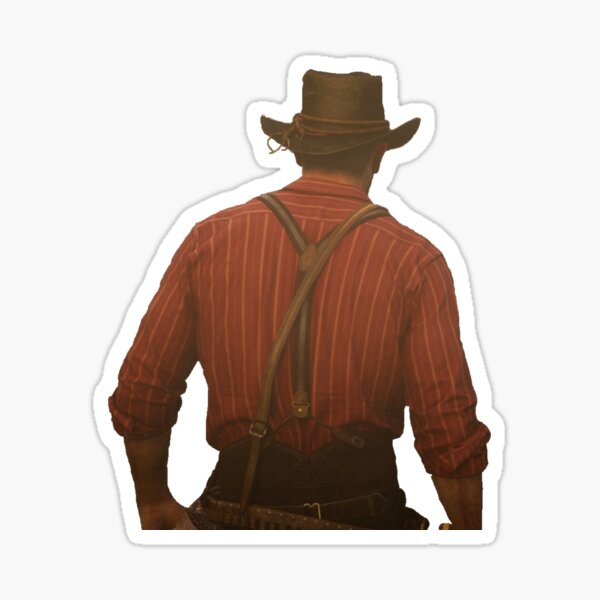 Red Dead Redemption 2 Arthur Morgan 5PCS Stickers for Art Bumper Cartoon  Anime Decor Home Funny