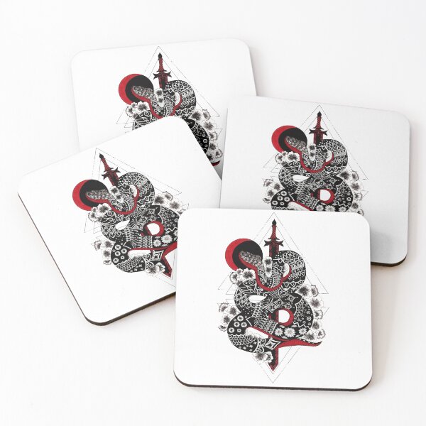 Item preview, Snake and Sword - Virtue - Sunweaver designed and sold by Sunweaver.