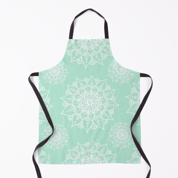 Item preview, Hand Drawn White Mandala Pattern - Magic Mint designed and sold by MysticMagpie.