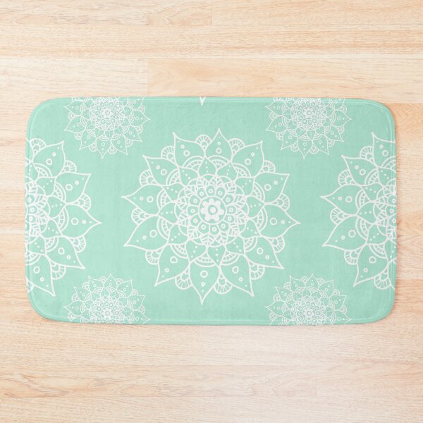 Item preview, Hand Drawn White Mandala Pattern - Magic Mint designed and sold by MysticMagpie.