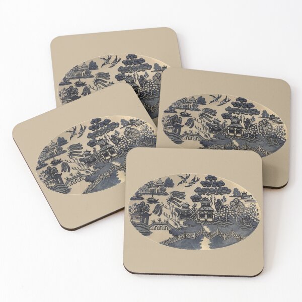 Item preview, Delft Blue China Plate Painting designed and sold by LusterGirl.