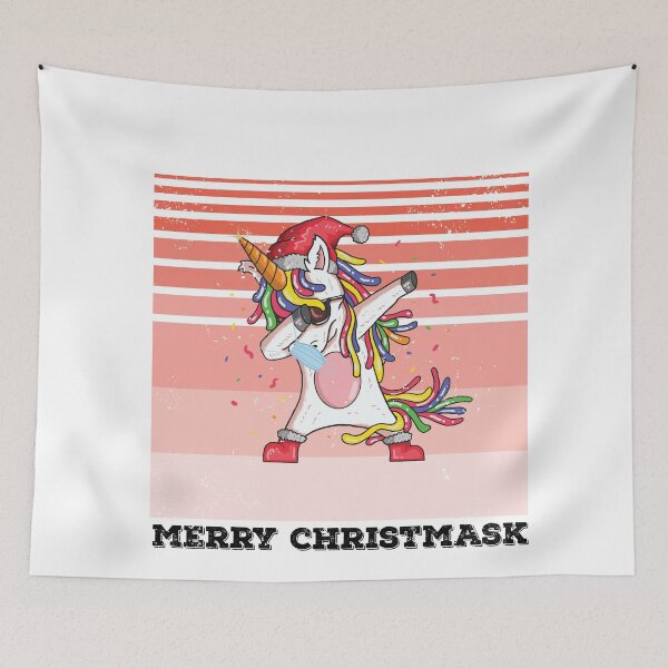 Item preview, dabbing Christmas Unicorn classy retro vintage christmas gift ideas  designed and sold by Suhy.