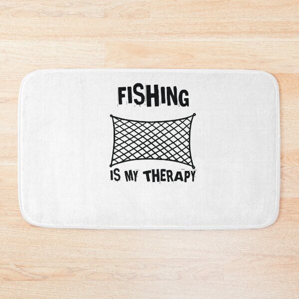 Item preview, FISHING IS MY THERAPY Couples fishing gifts designed and sold by LANANIL.