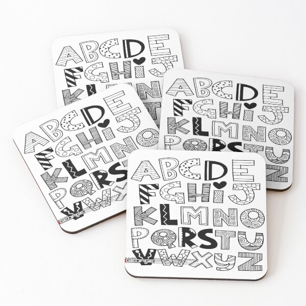 Item preview, fonts alphabet designed and sold by pertiwa.