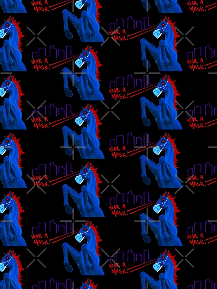 Blucifer Says Wear A Mask! by that5280lady