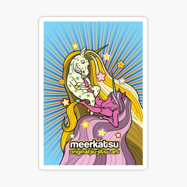 Leg Locking Unicorns Sticker