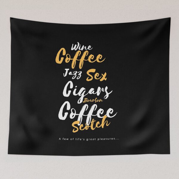 Aperçu de l'œuvre Quelques grands plaisirs de la vie. créée et vendue par CoffeeCupLife2.