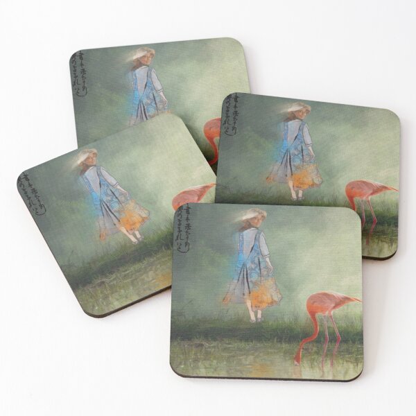 Item preview, Flamingo drinking. designed and sold by peterwilkin.