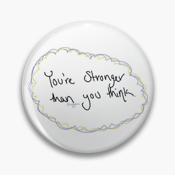 Item preview, You're Stronger Than You Think! designed and sold by livinglyfree.