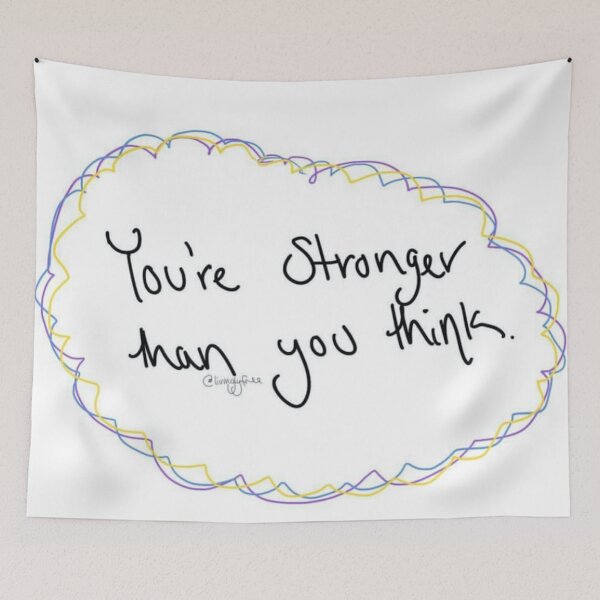 Item preview, You're Stronger Than You Think! designed and sold by livinglyfree.