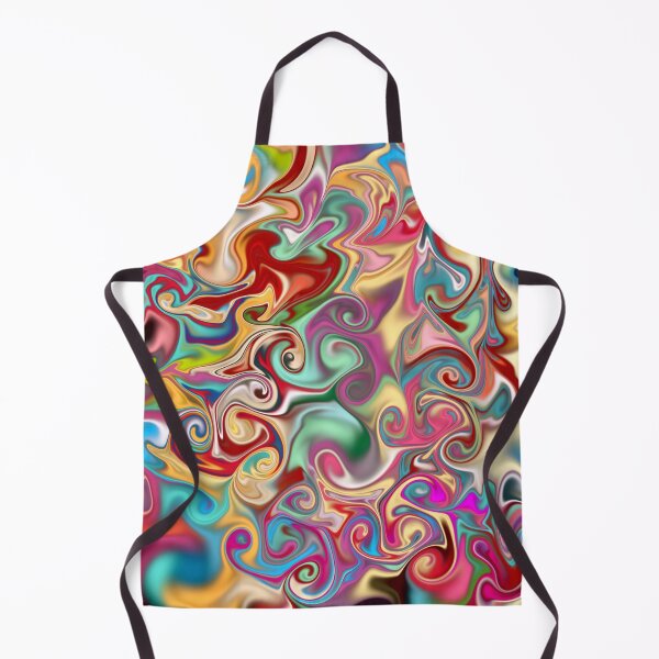 Item preview, Colorful psychedelic abstract digital art designed and sold by Bonheurem.