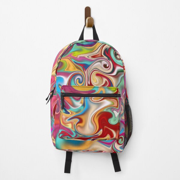 Item preview, Colorful psychedelic abstract digital art designed and sold by Bonheurem.