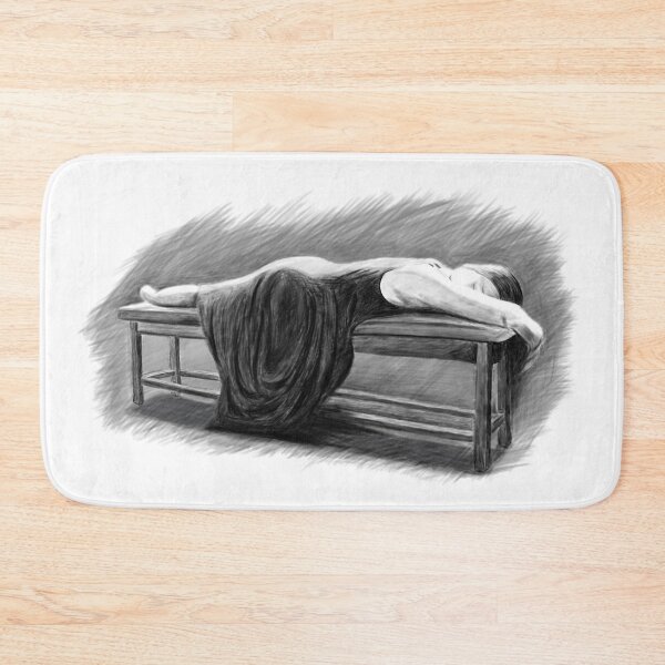 Item preview, Illustration of a girl sobbing on a bench designed and sold by iswenyi.
