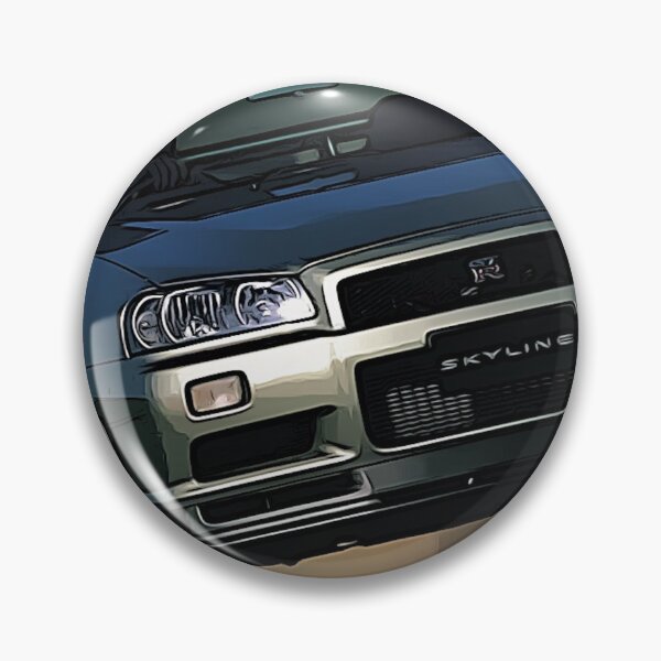 Item preview, Nissan Skyline GT-R R34 Poster – Iconic JDM Godzilla Art designed and sold by Road To Track.