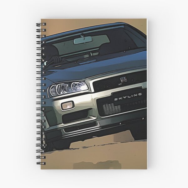 Item preview, Nissan Skyline GT-R R34 Poster – Iconic JDM Godzilla Art designed and sold by Road To Track.