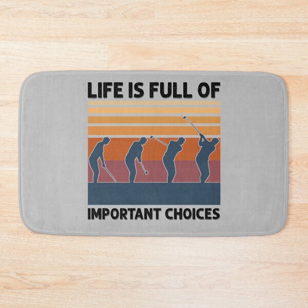 Item preview, Life is Full Of Important Choices Funny Golf Gift designed and sold by Usoubmaster.