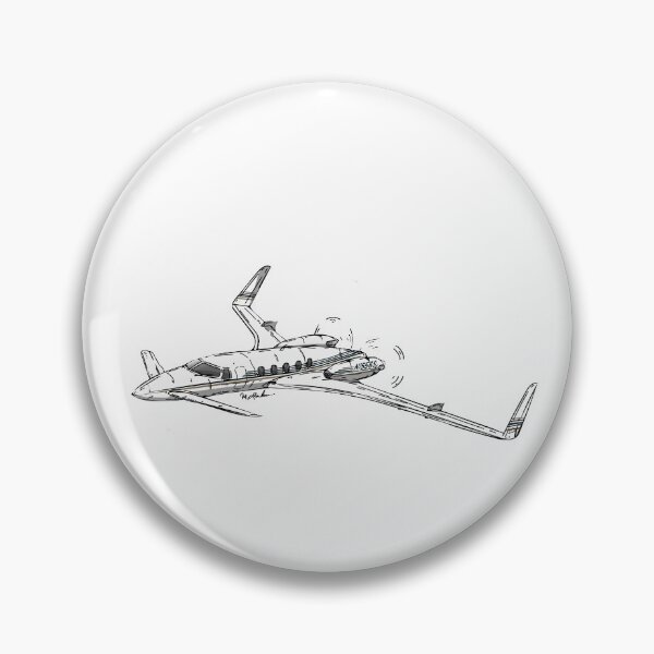 Item preview, Beech Star Ship Canard Wing Pusher N1556S designed and sold by Michael Garber.