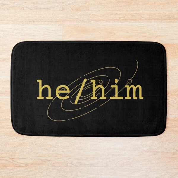 Item preview, He/him pronouns indicator - for allies or transgender friends! designed and sold by campfiredesigns.