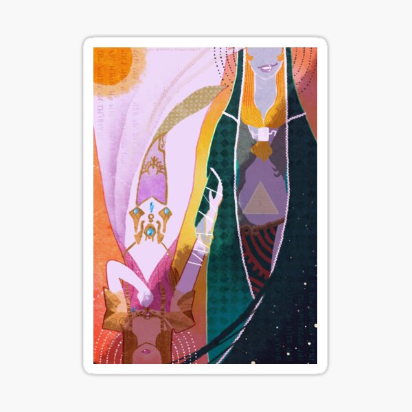 Between Day And Night Sticker