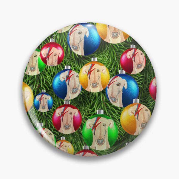 Item preview, Ziggy Stardog Christmas Baubles Greyhound Whippet Lurcher designed and sold by JaneWrenArt.