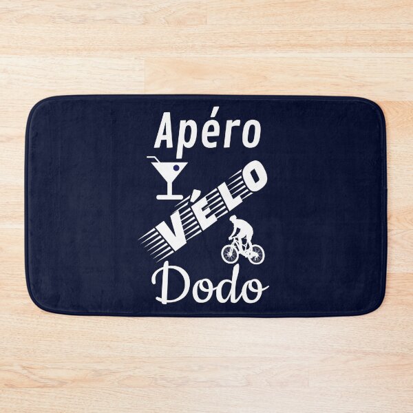 Item preview, apero bike dodo humor gift for navy blue background designed and sold by sex-sansbol.