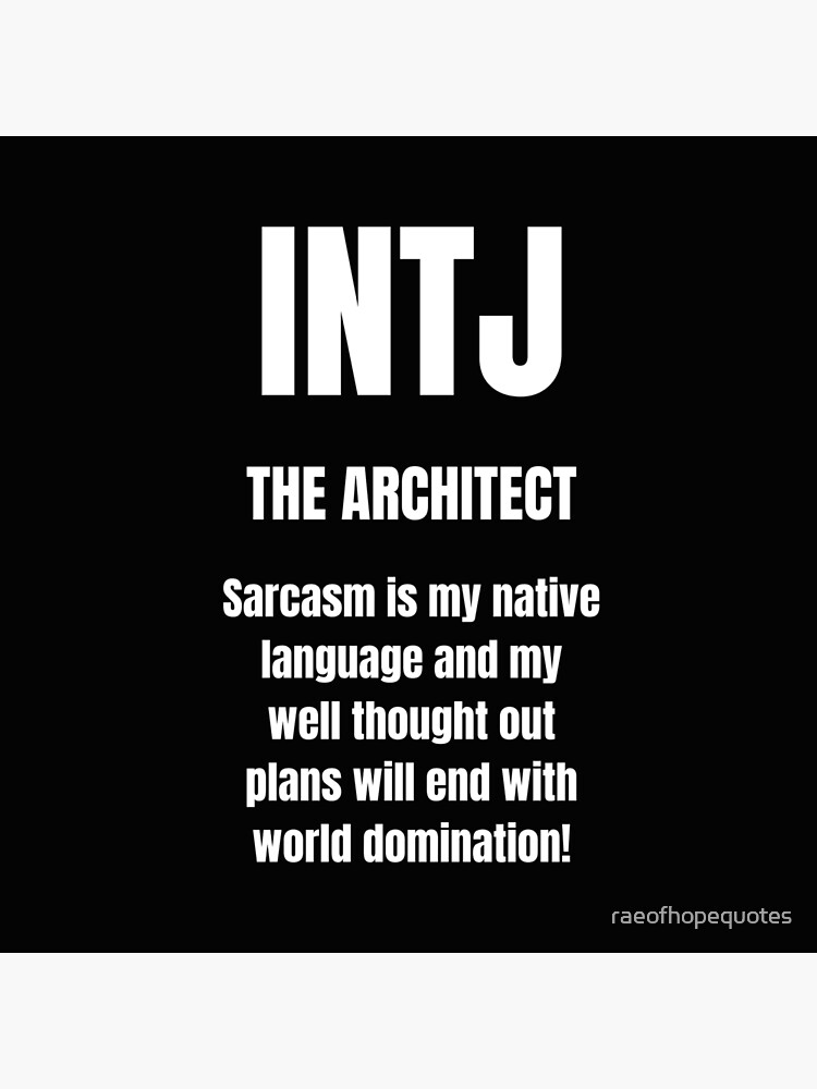 INTJ Architect Personality Funny