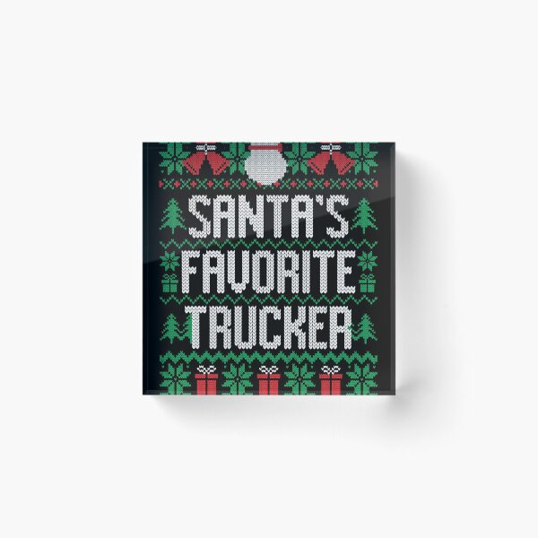 Artikelvorschau, Santa's Favorite Trucker entworfen und verkauft von Americandude.