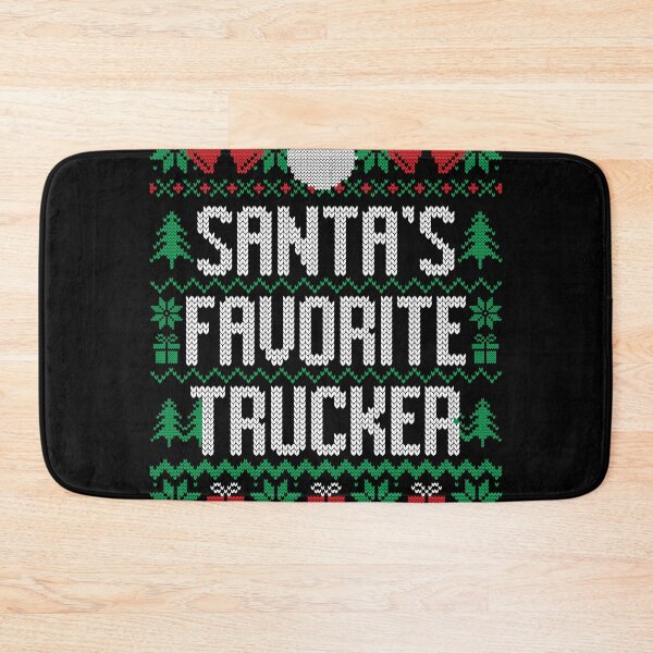 Artikelvorschau, Santa's Favorite Trucker entworfen und verkauft von Americandude.