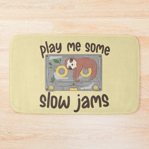 Item preview, Play Me Some Slow Jams Sloth Cassette Tape Sketch Drawing designed and sold by SLAG-Creative.