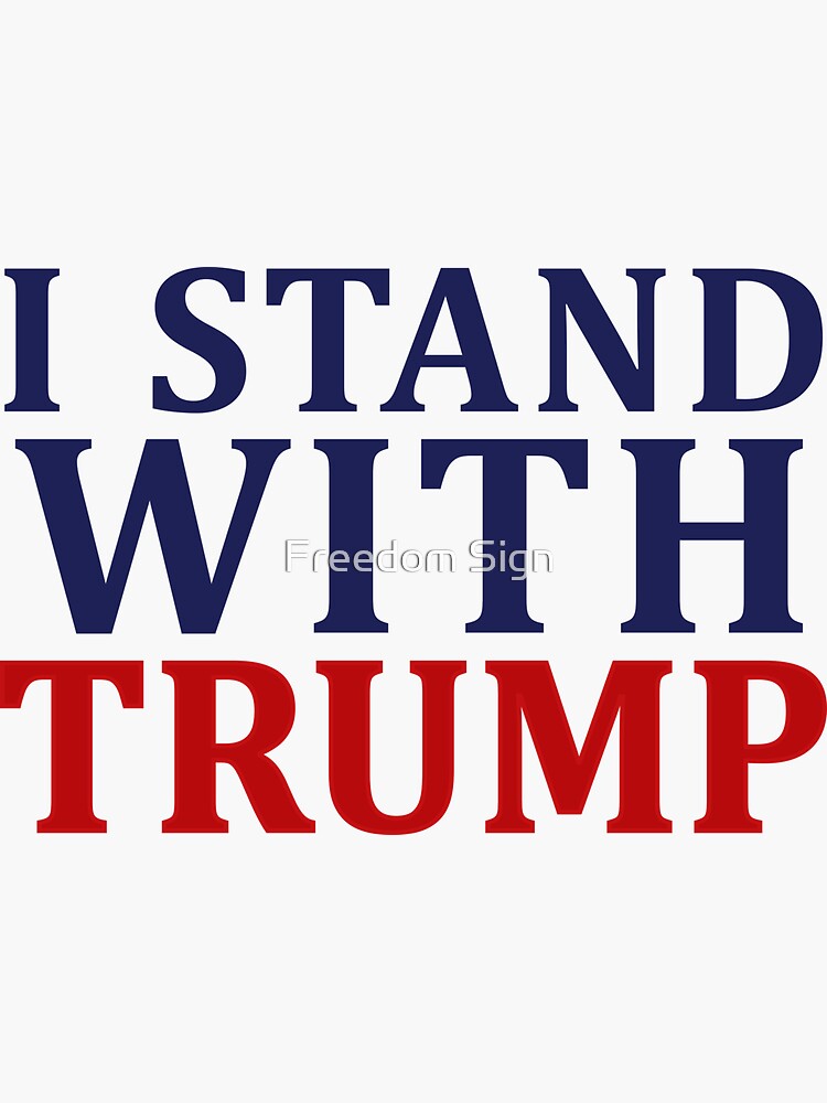 🔥 I Stand with TRUMP Mug