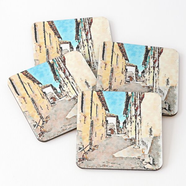 Item preview, L'Aquila: glimpse of a street designed and sold by Giuseppe Cocco.
