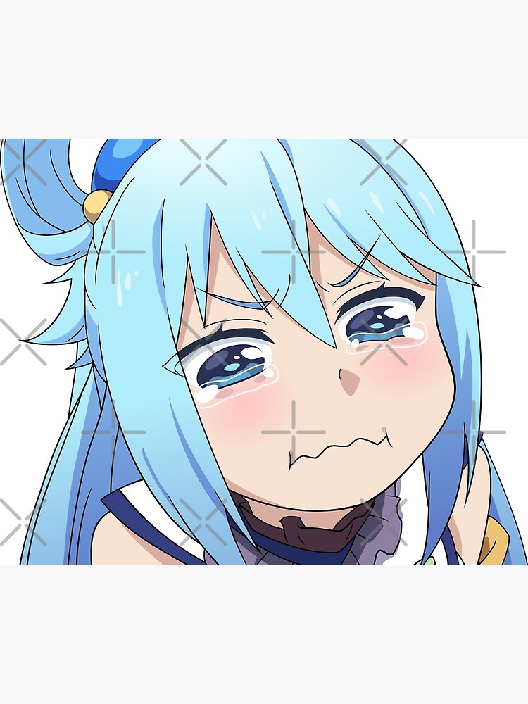 Aqua crying/begging anime meme  Kono Subarashii Sekai ni Bakuen