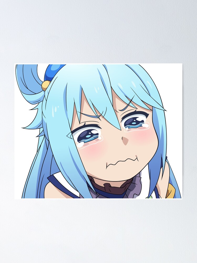 AI Art LoRA Model: Aqua crying/begging anime meme