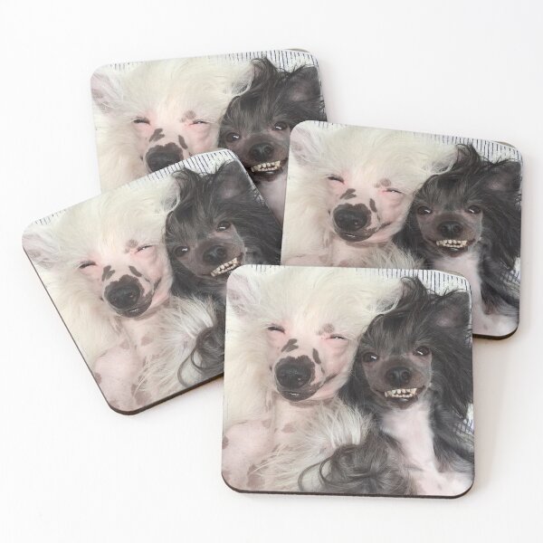Item preview, Chinese Crested Dog smiling crazy funny pets designed and sold by Coolstuff4you71.