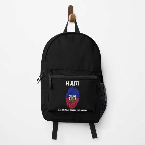 Item preview, Haiti Li Nan San Mwen - Fingerprint With Haitian Flag designed and sold by makeitadmirable.
