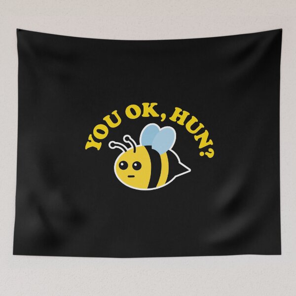 Item preview, You OK Hun? Meme With Cute Kawaii Bee designed and sold by bonmotto.