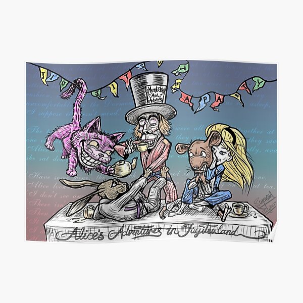 Mad Jiu Jitsu Tea Party Poster