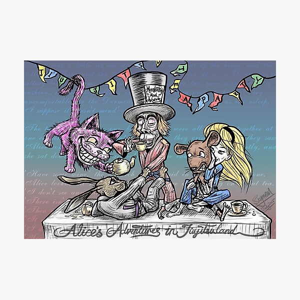 Mad Jiu Jitsu Tea Party Photographic Print